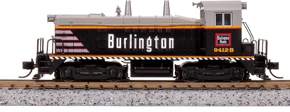 Broadway Limited 7487 EMD NW2, CBQ 9412B, Burlington Billboard, Paragon4 Sound/DC/DCC, N Scale