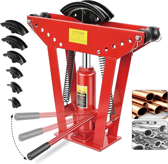 Hydraulic Pipe Bender, 12 Ton Manual Copper Pipe Bender