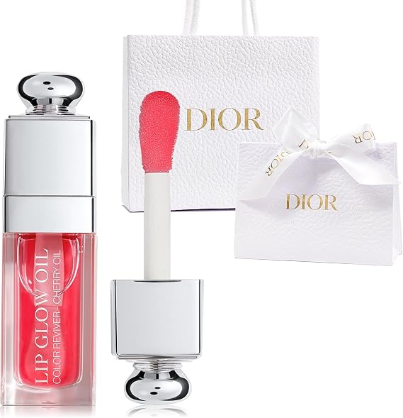 Dior Addict Lip Grow Oil #015 Cherry, 0.2 fl oz 6 ml, Care, Tint, Oil, Cosmetic, Birthday Gift, Gift, Shopping Included