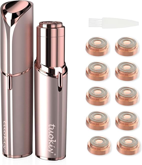 Face Shaver for Women with 10 Replacement Heads