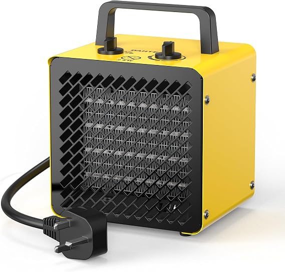 2000W Portable Ceramic Fan Heater for Home, 2 Heat Levels & Fan Mode [Energy Class A]