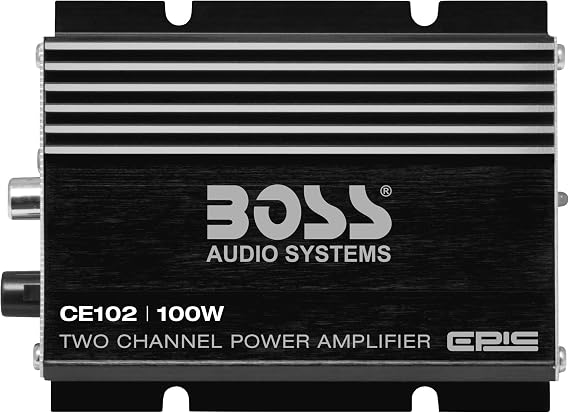 BOSS Audio Systems CE102 2 Channel 100 Output Car Amplifier