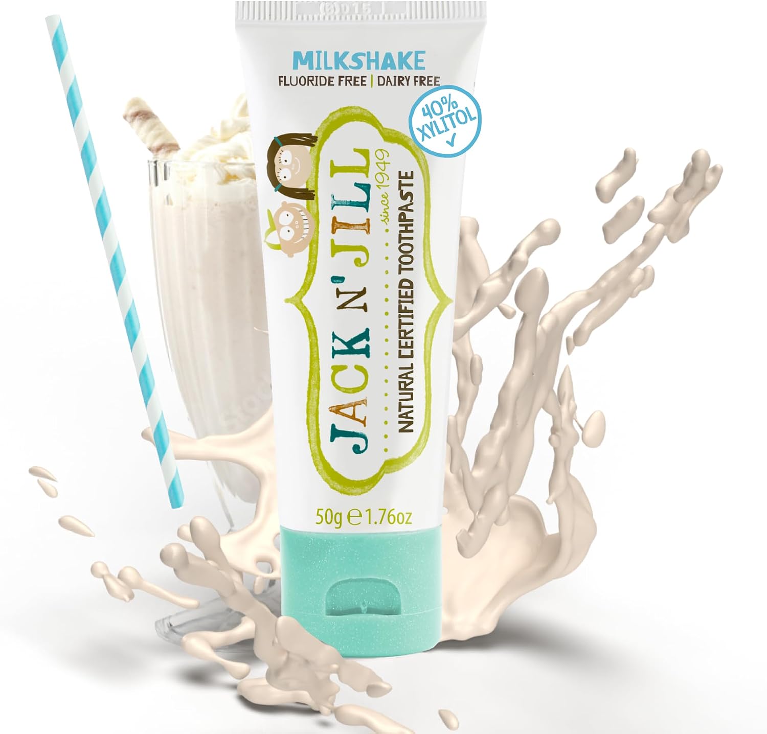 Jack NJill Natural Toothpaste Milkshake Flavored