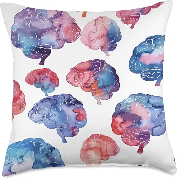 Brain Gifts for Neurologist EEG Tech Gifts Neurologist Gifts Throw Pillow
