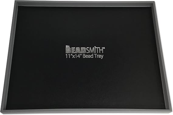 The Beadsmith Bead Mat Tray Lightweight Tray for Holding Bead Mats, 11.5 x 14.5 x 0.5, Portable