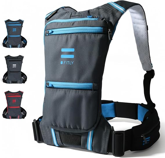 FITLY Minimalist Running Vest - No-Bounce Running Pack