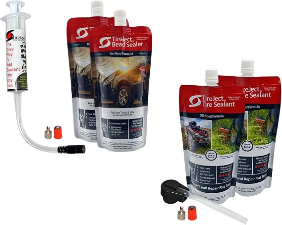 TireJect Tire Sealant Automotive & Off-Road Value Bundle