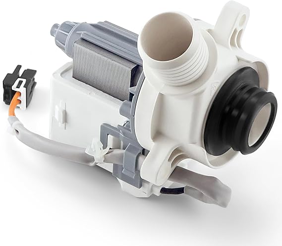 WH23X28418 290d1201g003 290d1201g001 Washer Drain Pump & Motor Assembly Replacement Compatible with G-E Hot-point Washers, Replace WH23X24178 WH23X27574 B40-3A01 B30-3A02 By Fetechmate