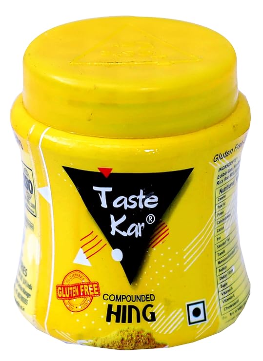 Tastekar Gluten Free Asafoetida Powder Hing Indian Spice | Compounded Heeng Asafetida Spice Powder-100 Gm