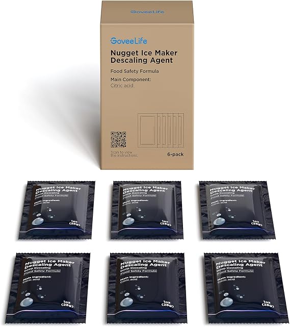 GoveeLife Nugget Ice Maker Descaling Agent, 6 Pack Per Box