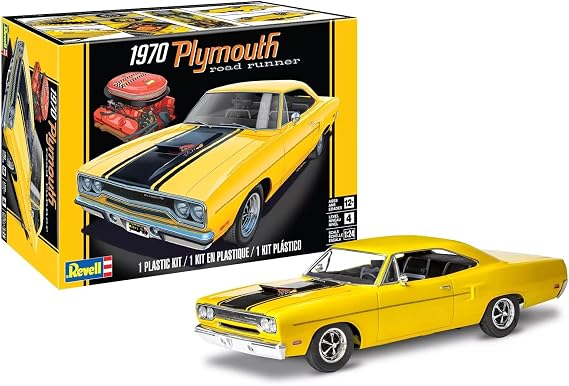 Revell 1970 Plymouth Road Runner Plastic Car Model Building Kit 1:24 Scale