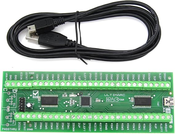 I-PAC 4 Arcade Game Controller Interface with USB Cable