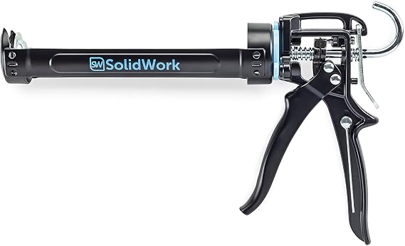 SolidWork SW1007-EU Professional Caulking Gun Black
