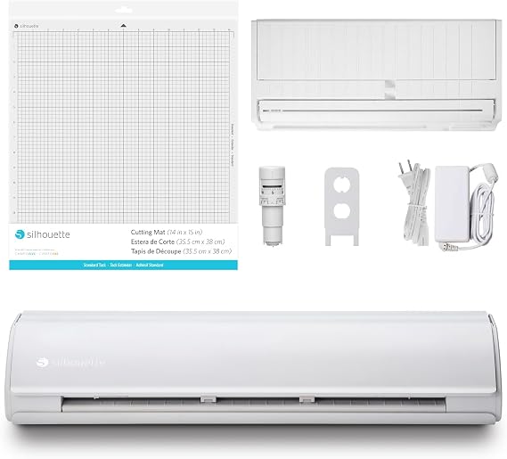 シルエットカメオ5 プラス SILH-CAMEO-5-PLUS-J 15インチエレクトロニックカッティングマシン 電動ツール、静電マット対応 新技術SNAおよびIPT対応 静音化50db Silhouette Studio対応 スマホ専用アプリSilhouette Go対応