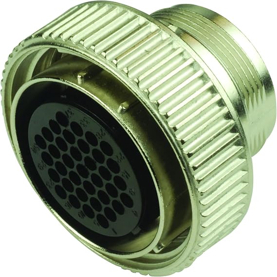 TE Connectivity - 208470-1 - Circular Connector, CPC Series 1, Cable Mount Plug, 37 Contacts, Thermoplastic Body
