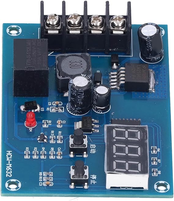 Charging Control Module M632 for Li Ion Generators Digital Low Voltage Protector Disconnect Cut Off Battery Low Voltage Cutoff for Solar Panel Lighting System