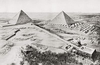 Posterazzi DPI12333091LARGE The Pyramids at Giza, Egypt. from Hutchinsons History of The Nations, published 1915 Photo Print, 34 x 22, Multi