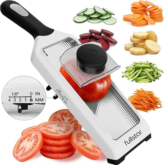 Fullstar Handheld - Mandoline Vegetable Slicer & Julienne Cutter 2-in-1
