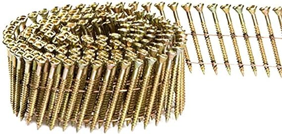 Fasco SCWC21213FVEG Scrail Fastener 15-Deg Wire Coil 2.5" x.113 2000/Box