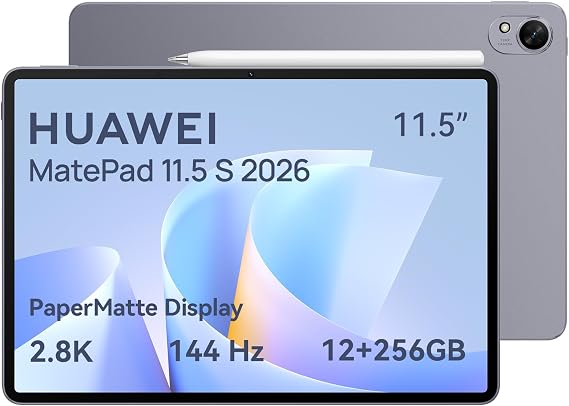 HUAWEI MatePad 11.5 S 2026 12+256GB Tablet 2.8K 144Hz with new M-Pencil Pro