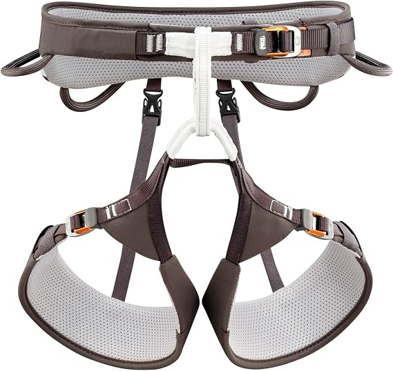PETZL Aquila Climbing Harness, Gray, X-Small