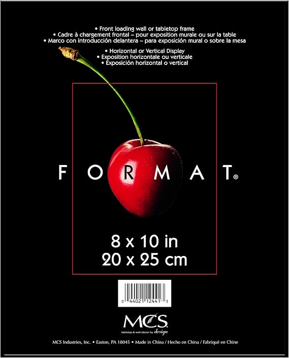 MCS 8x10 Inch Format Frame, Black (12441)