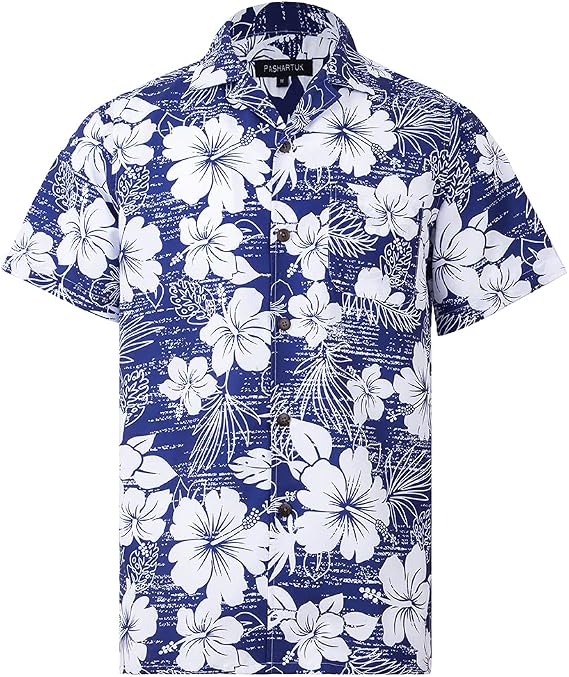 Hawaiian Shirts for Men Regular Fit Short Sleeve Mens Hawaiian Shirts with Large Variety of Colors and Designs Available