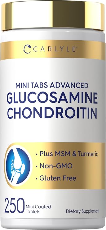 Carlyle Glucosamine Chondroitin MSM | 250 Mini Tablets