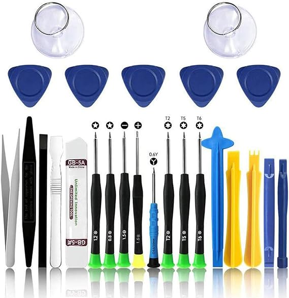 25 in 1 Electronics Repair Tool Kit,Professinal Premium Precision Screwdriver Repair Tools Kit Magnetic for Computer,PC,Tablet,iPad,Camera,Xbox,iPhone,Cell Phone,Smart Watch Repair Tools Kit