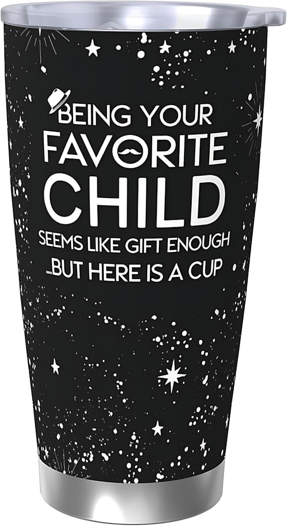 AncPEAny Fathers Day Gift, Unique Birthday Gift from Daughter, Son, Kids - Cool Decoration, Present Idea for Father, Husband, New Dad, Step Dad - 20 Oz Tumbler Cup