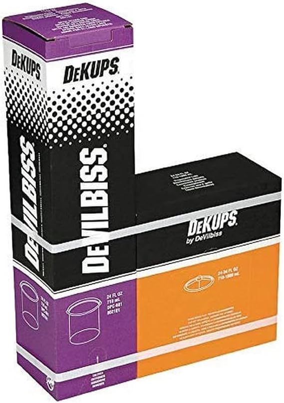 DeVilbiss DPC601 DeKups Diposable Cup and Lid