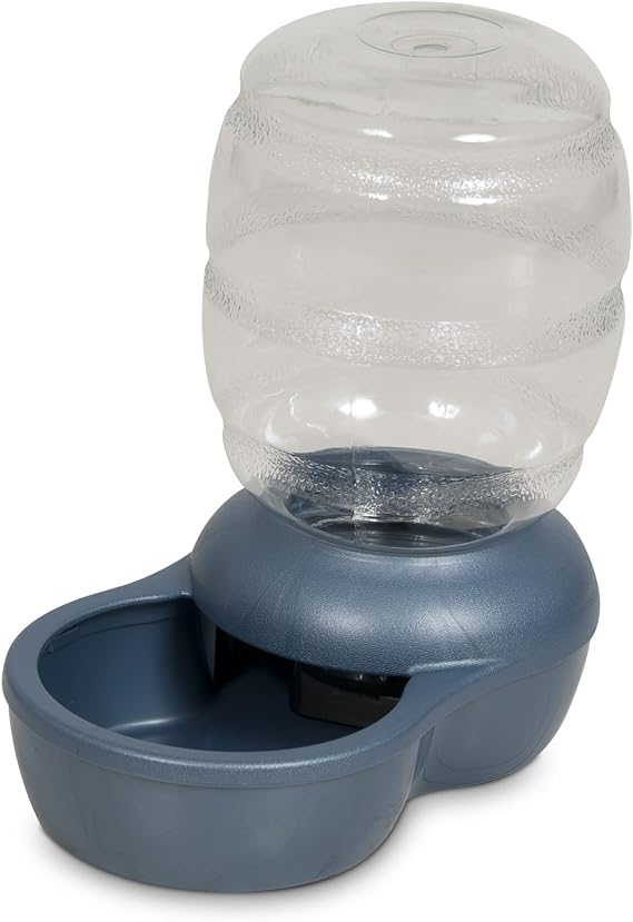 Petmate Replendish Gravity Cat and Dog Waterer, 0.5 Gal, Blue