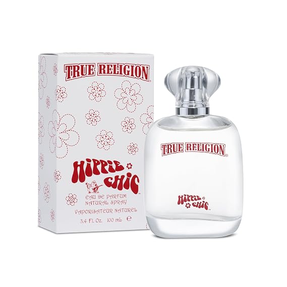 True Religion Hippie Chic Eau De Parfum Spray for Women, 3.4 Fl Oz (100 mL)