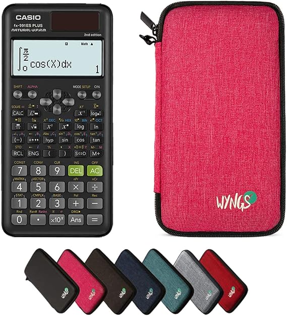 Calcuso Economy Pack Pink with Calculator Casio FX-991ES Plus 2
