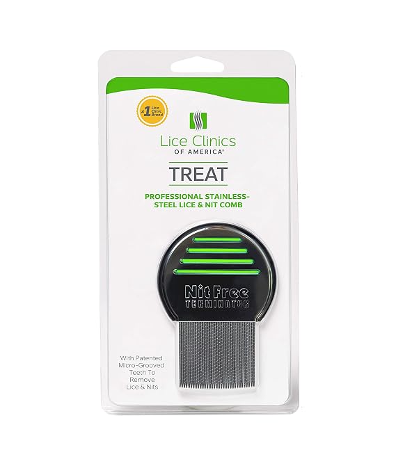 Lice Clinics of America Stainless Steel Lice & Nit Comb Professional