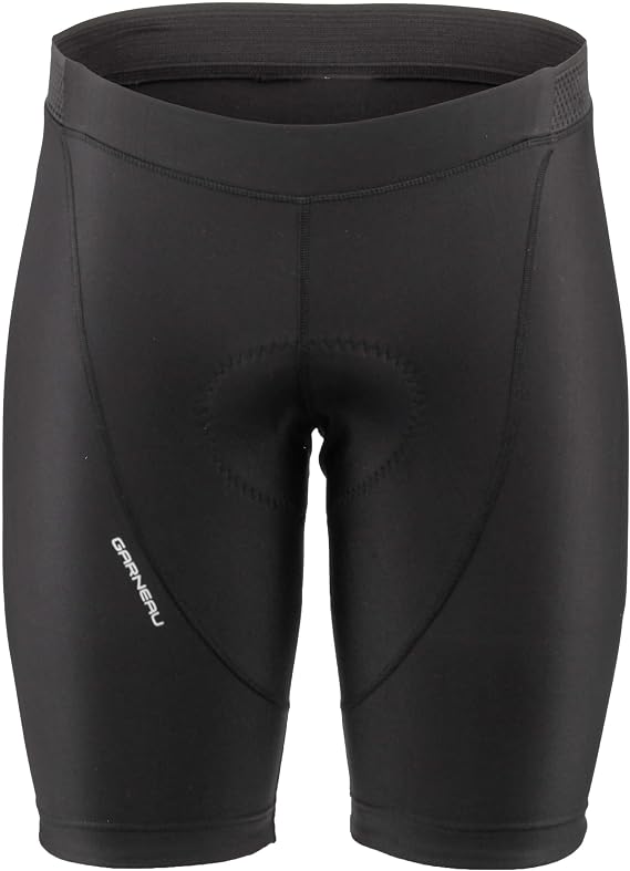 Garneau Fit Sensor 3 Padded Bike Shorts for Men, 9" Cycling Shorts, Enhanced Comfort for 2+ Hour Rides