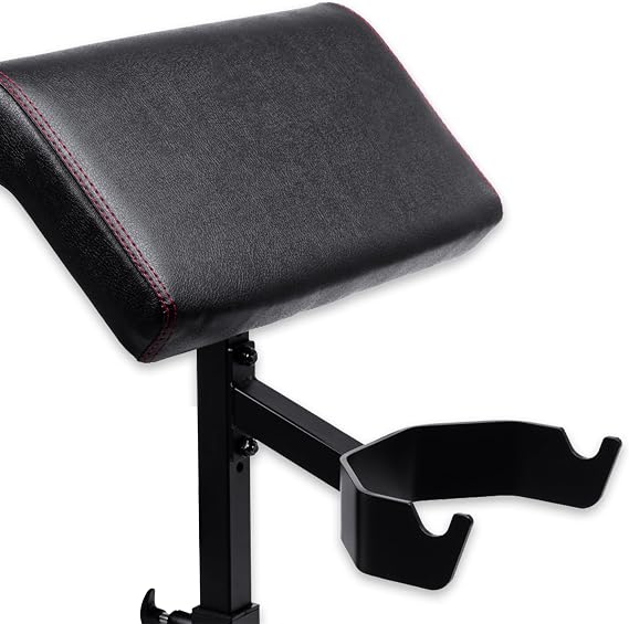Inspire Fitness Preacher Curl Attachment Bicep Curl Bench Attachment for SCS & FT1 Benches Ideal for Hand Curl Exercises