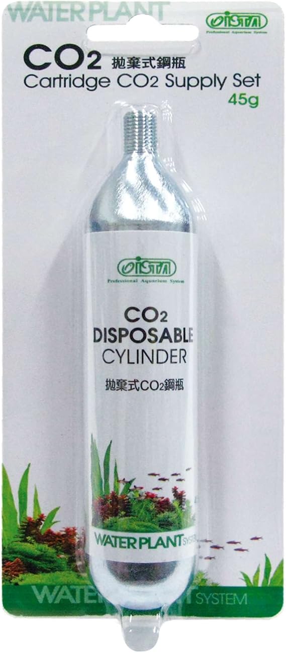 Gulfstream Tropical AGU00682 Ista Disposable Co2 Cart for Aquarium, 45gm