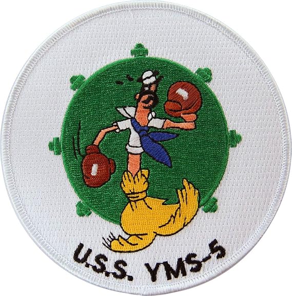 USS YMS-5 Patch Full Color