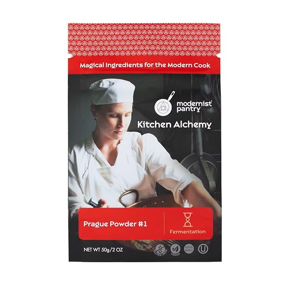 Pure Prague Powder #1 [aka Insta Cure #1, DQ Pink Curing Salt, Sel Rose] Non-GMO Gluten-Free OU Kosher Certified - 50g/2oz