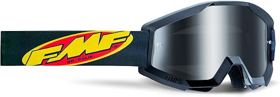 100% FMF POWERCORE YOUTH Goggle Core Black - Mirror Silver Lens