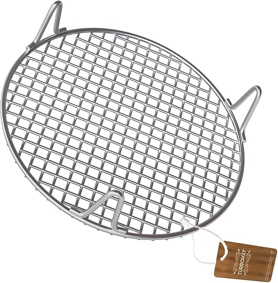 6.5 Inch Cooking Rack with 1.8" Height Legs 304 Stainless Steel Baking and Cooling Steaming Rack Cookware Fit for Air Fryer Instant Pot Pressure Cooker Canning (165mm/6.5")