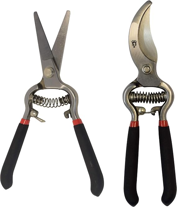 Spear & Jackson CUTTINGSET17 Vintage Bypass Pruner & Snips Set