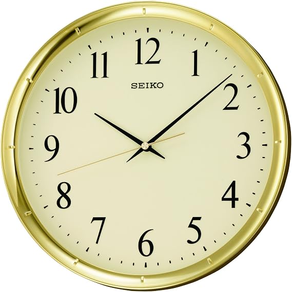 Seiko Round Arabic Numerals Wall Clock