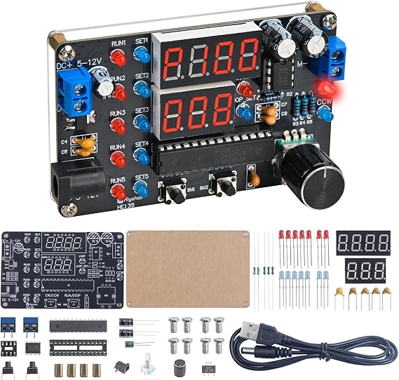 DIY DC Motor Speed Controller Soldering Practice Kit