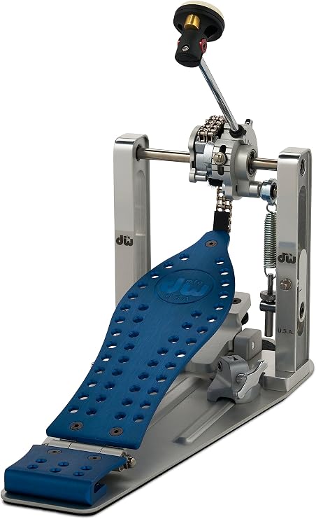 DW MFG Series Colorboard Machined Chain Drive Bass Drum Pedal w/Bag, Cobalt Edition