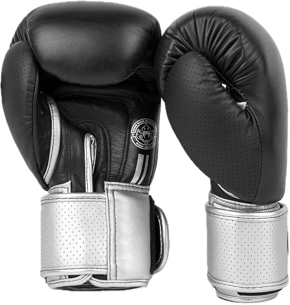 Venum Power 2.0 Boxing Gloves - Black/Silver
