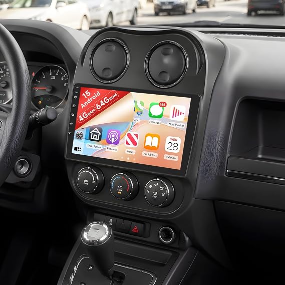 Android Car Stereo for Jeep Compass Patriot 2010-2016 CarPlay Android Auto