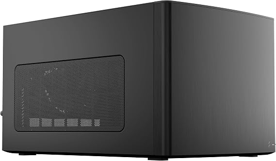 Fractal Design Node 304 - Black - Mini Cube Compact Computer Case - Small Form Factor - Mini ITX mITX - High Airflow - Modular Interior - 3X Fractal Design Silent R2 120mm Fans Included - USB 3.0