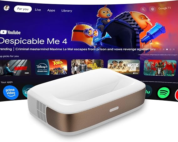 G3 Portable UST Triple Laser Projector 600 ANSI Lumens 1080p